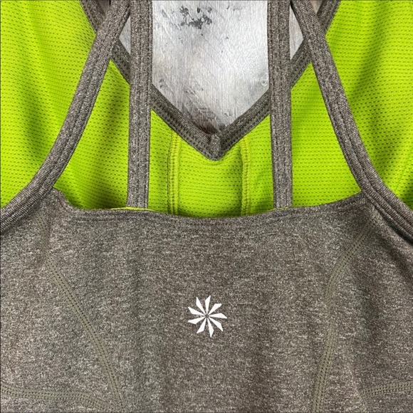 Athleta Equator Strappy Tank in Olive Grey Size XS - Picture 5 of 16